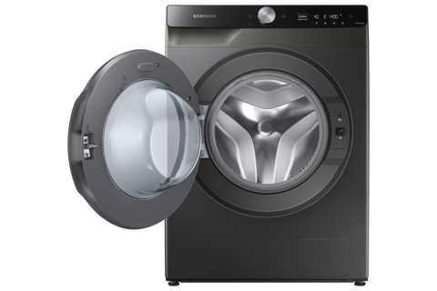 Samsung WD11TP34DSX/FQ front view with door open showing the 11kg drum
