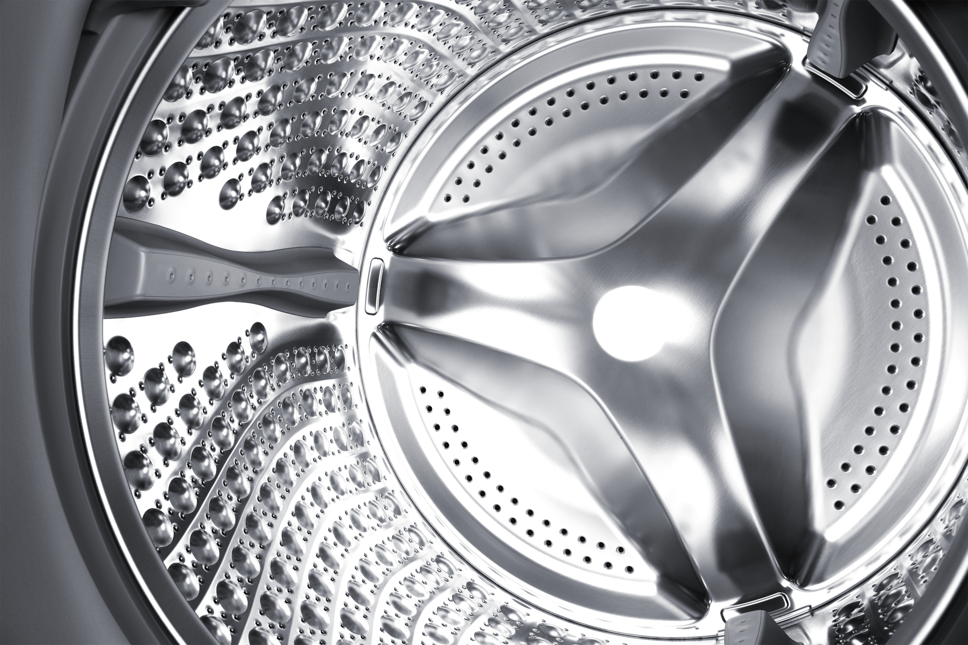 Samsung WD11BB944DGBGU QuickDrive drum interior close-up