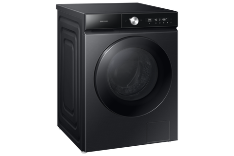 Samsung WD13BB944DGBFQ 13+8kg washer dryer combo in Black, front three-quarter view