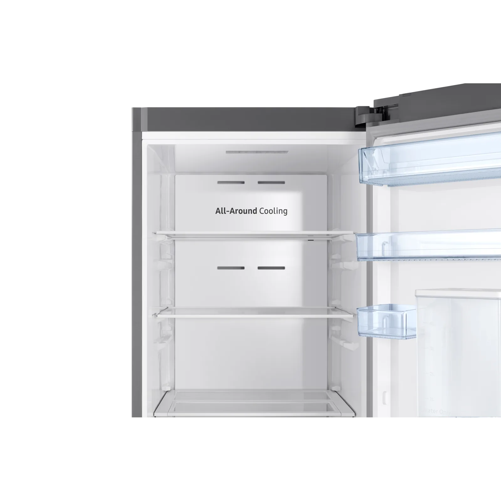 Samsung RR39M73107F/SG 375L 1-Door No Frost Refrigerator – Refined Steel feature view