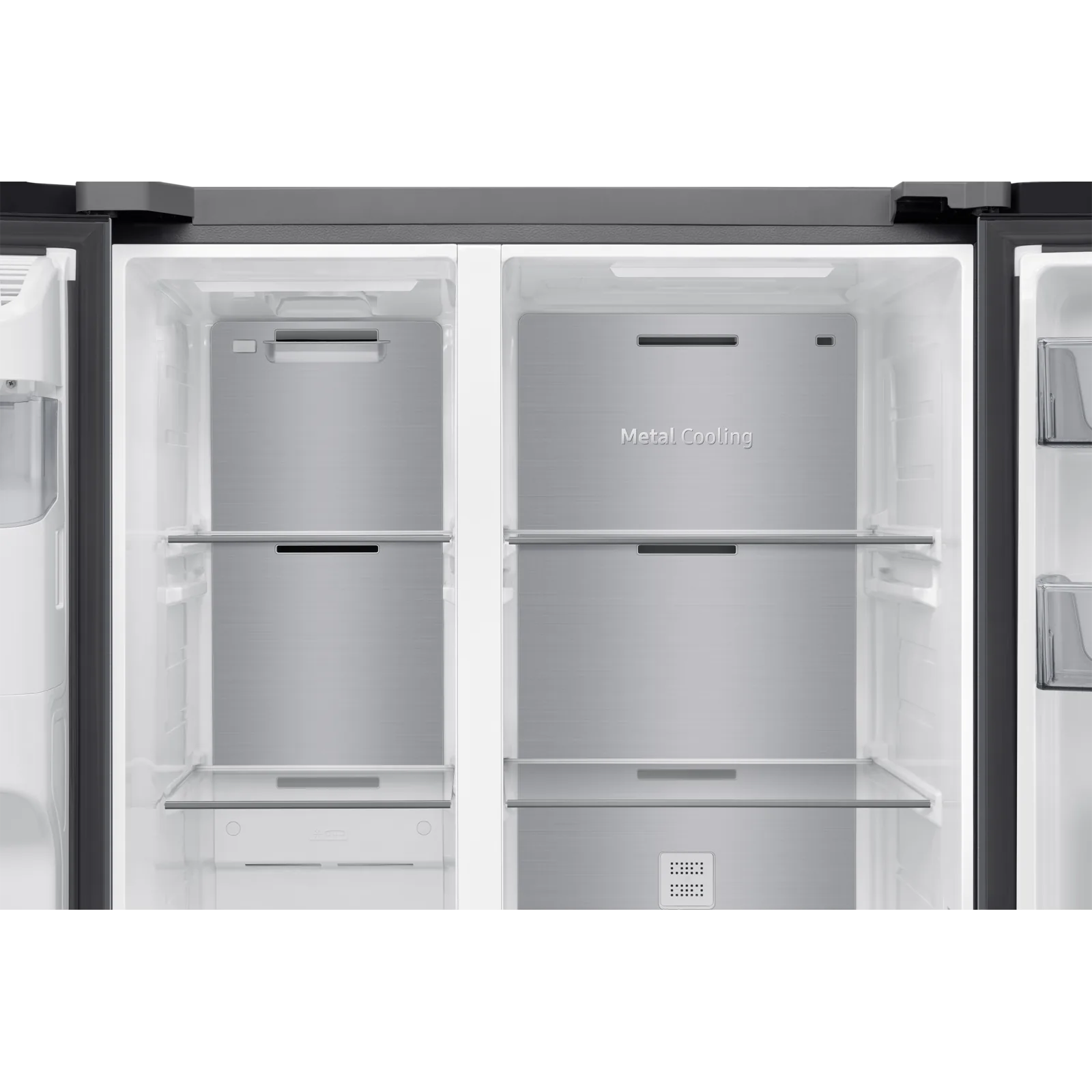 Samsung RS70F64K1TAE 635L Side-by-Side Refrigerator – Silver feature view