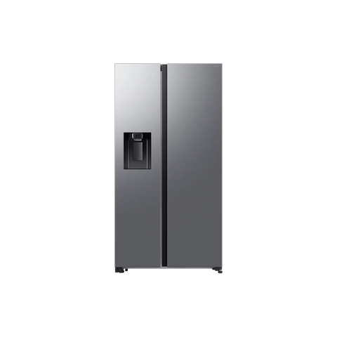 Samsung RS70F64K1TAE 635L Side-by-Side Refrigerator – Silver front view