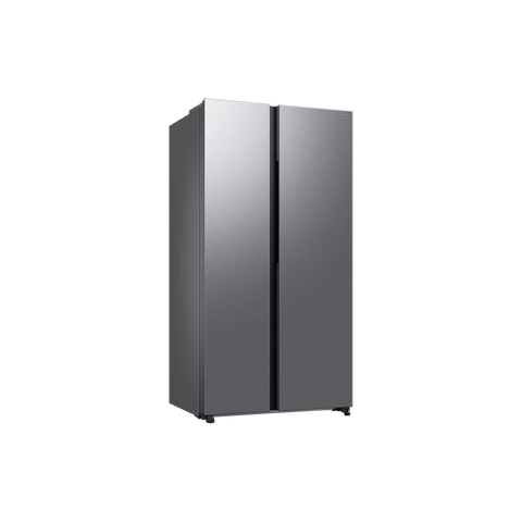 Samsung RS70F65QETTR 655L Side-by-Side Refrigerator – Silver angle view