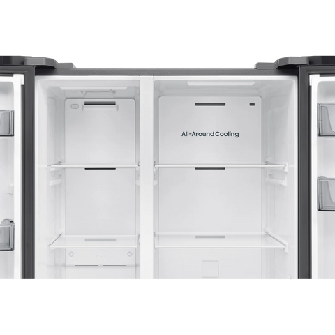 Samsung RS70F65QETTR 655L Side-by-Side Refrigerator – Silver feature view