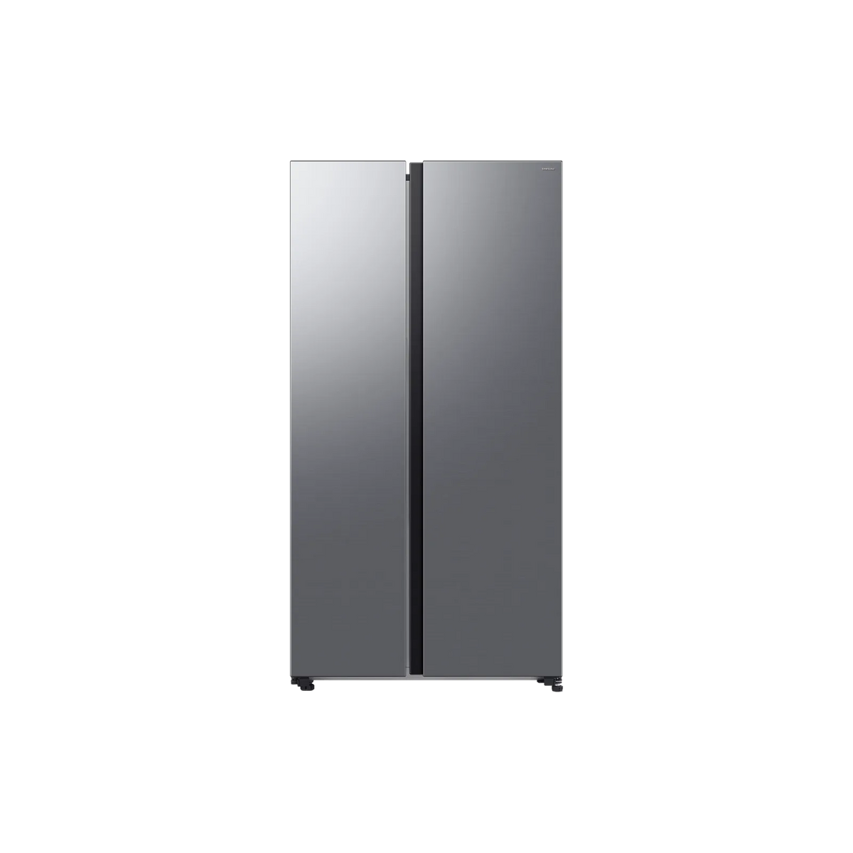 Samsung RS70F65QETTR 655L Side-by-Side Refrigerator – Silver front view