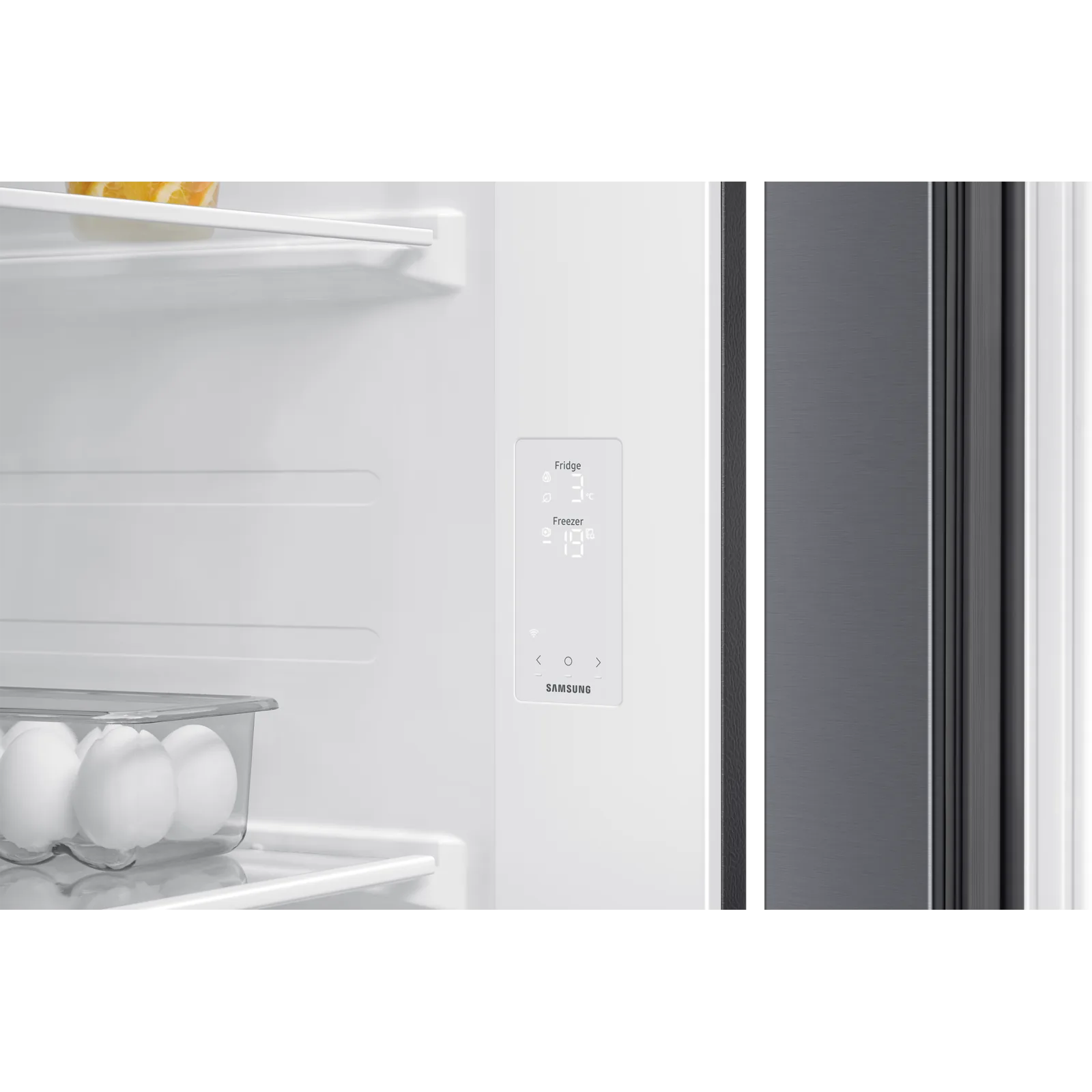 Samsung RS70F65QETTR 655L Side-by-Side Refrigerator – Silver view 9
