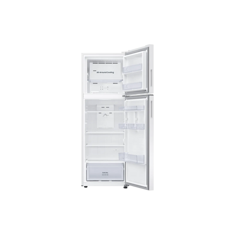 Samsung RT31CG5004WWRT 304L Top Mount Refrigerator – Snow White side view