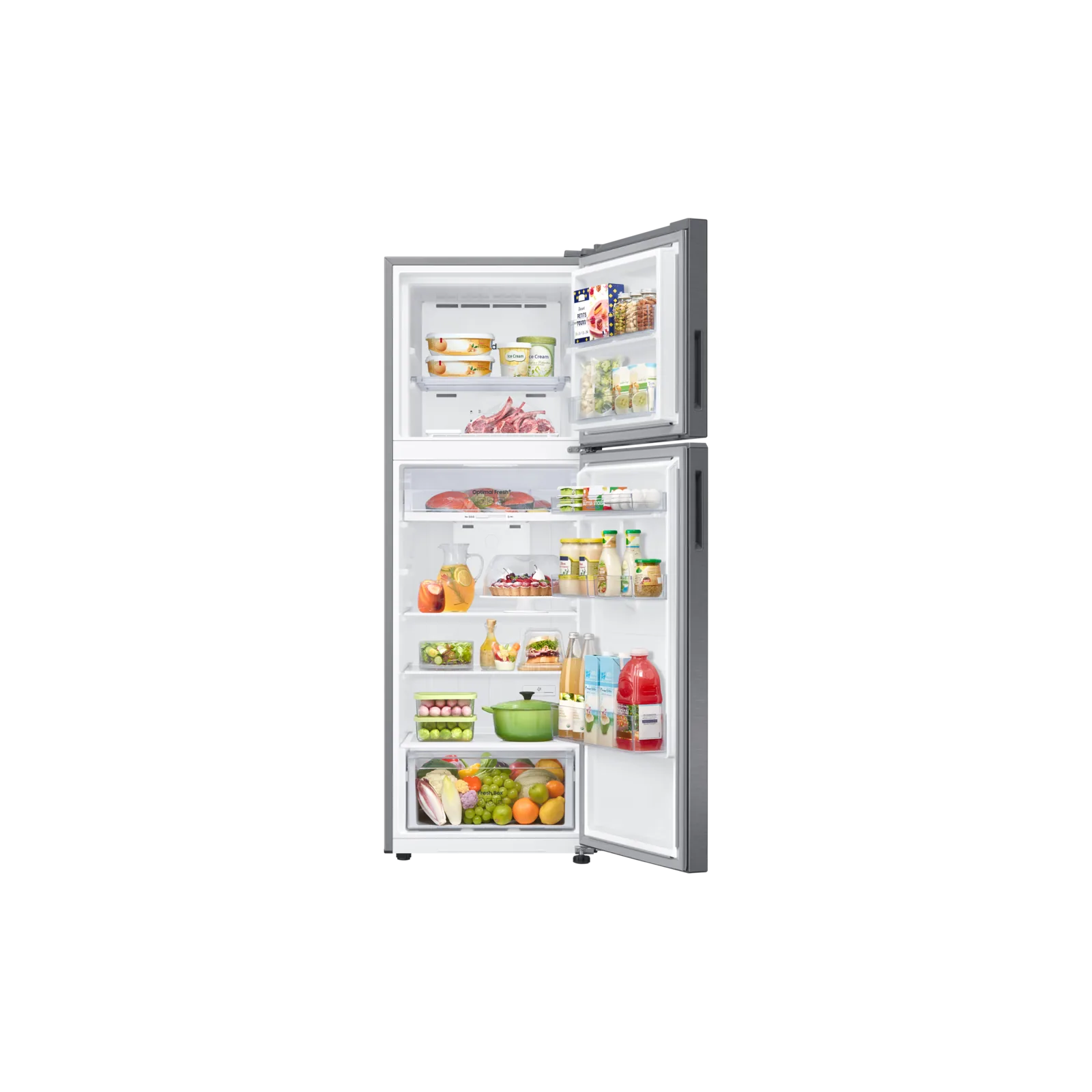 Samsung RT35CG5404S9AE 345L Top Mount Refrigerator – Silver detail view