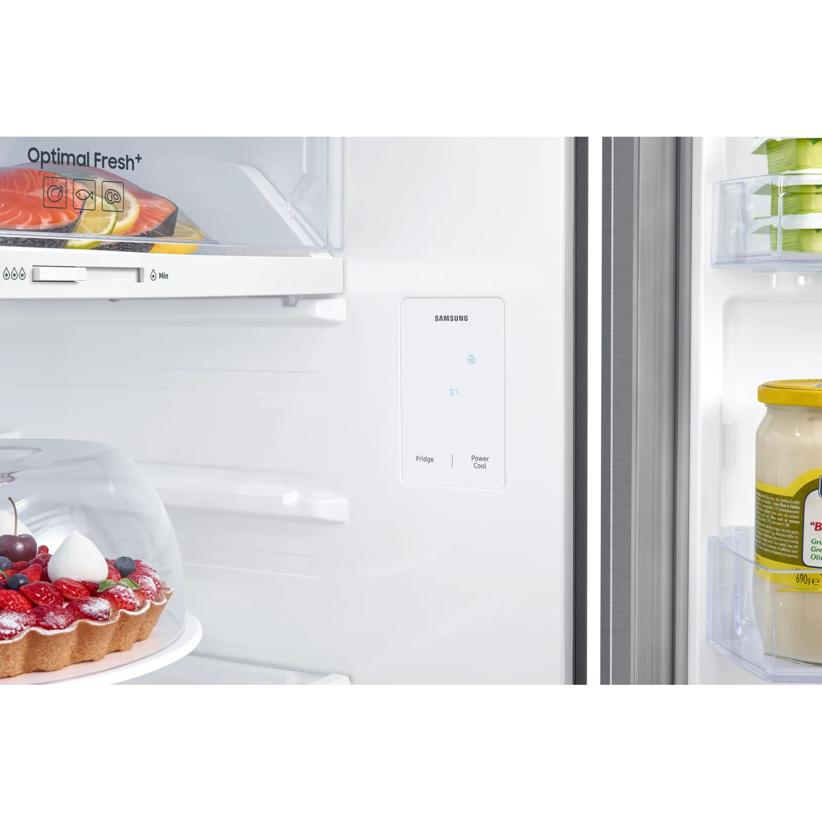 Samsung RT35CG5404S9AE 345L Top Mount Refrigerator – Silver feature view