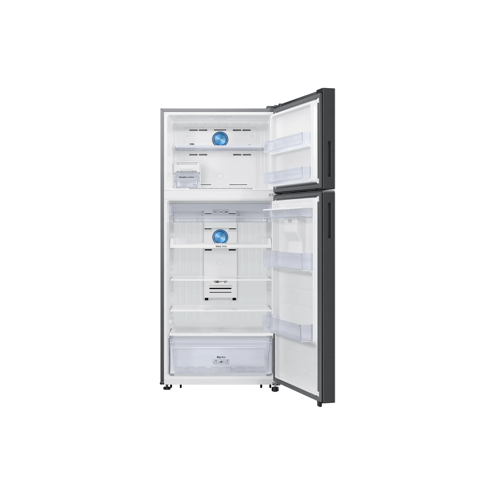 Samsung RT53DG7B10B1FA 540L Top Mount Refrigerator – Black side view