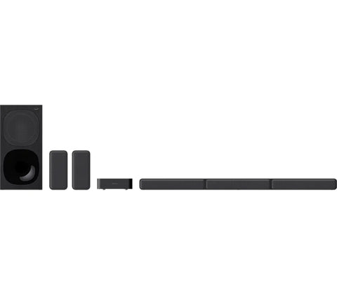 Sony HT-S40R 5.1ch home cinema soundbar with wireless rear speakers, front lineup