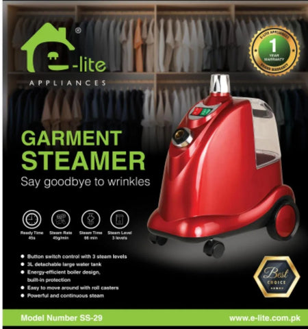 Elite SS29 side view | Elite SS29 Garment Steamer | ShandaarBuy