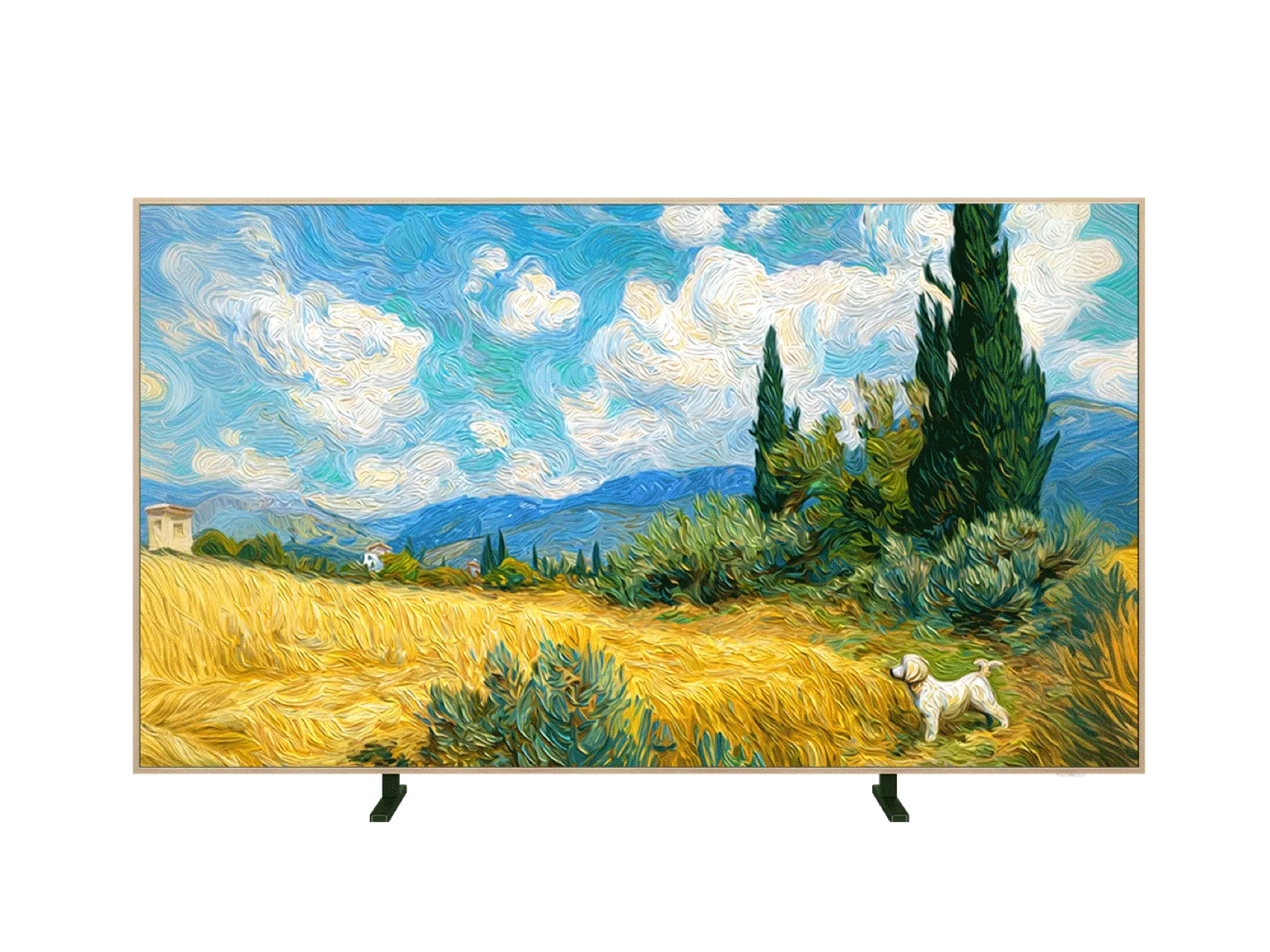 TCL 55 Inch A400 Pro QD Mini LED 4K Google TV Front View
