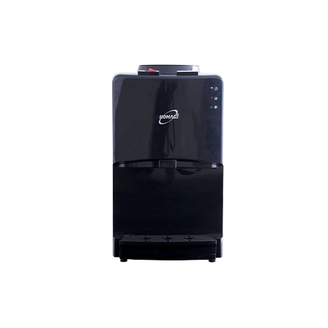 Homage HWD-49320 table-top water dispenser in black