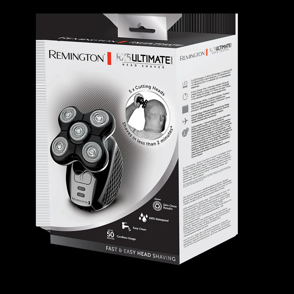 Remington XR1500 feature | Remington XR1500 Ultimate Series RX5 Head Shaver | ShandaarBuy