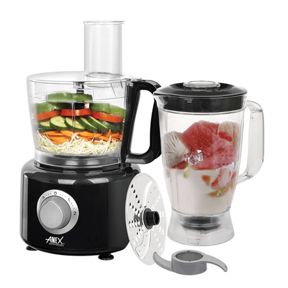 Anex Ag-3145 Deluxe Chopper & Blender With Vegetable Cutter Anex ag 3145 chopper blender with vegetable cutter Anex