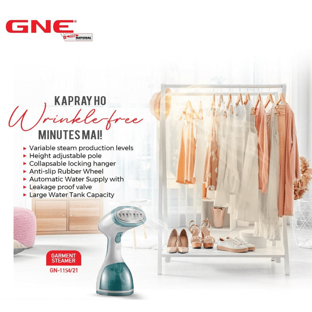 Gaba National  GN-1154/21 Handy Garment Steamer    Gaba National  GN-1154/21 Handy Garment Steamer  shandaarbuy.pk Gaba National  Handy Garment Steamer 