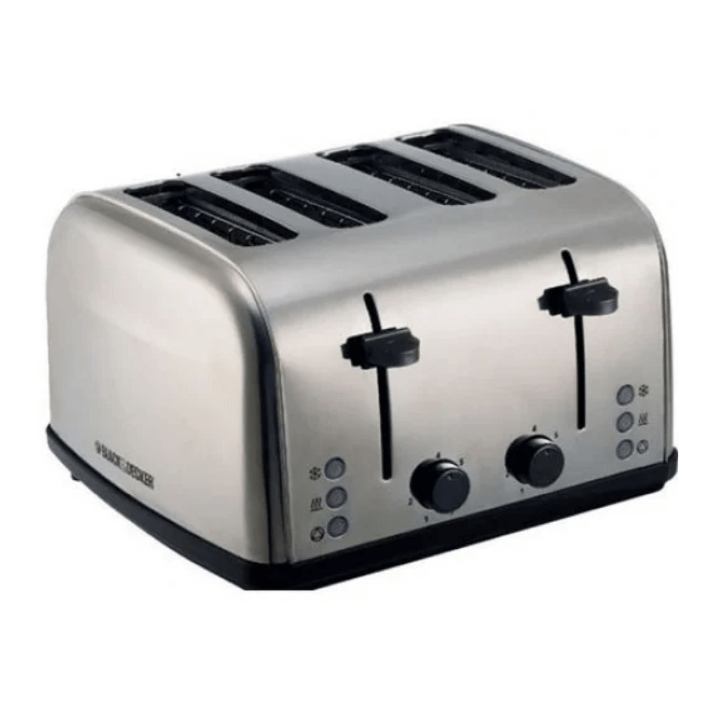 Black+Decker-4-Slice-Stainless-Steel-Toaster-(Et304)